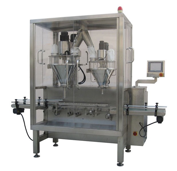 Automatic Herb Spice Milk Protein Powder Bottle Cans Auger Filling Machine