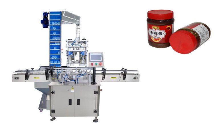 Chili sauce capping machine