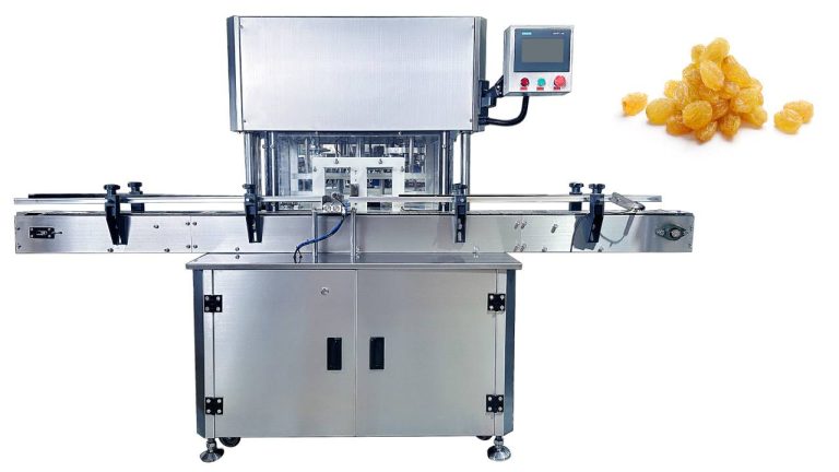 Automatic Nitrogen gas PET can sealer machine for raisin