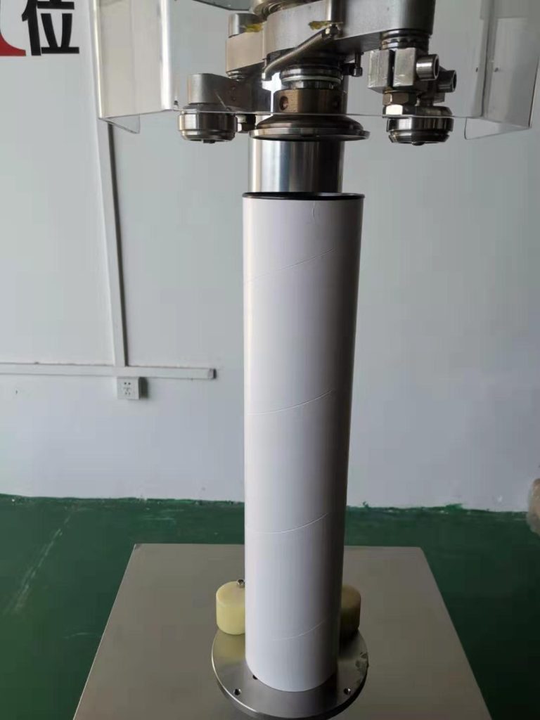 Paper tube seaming machine